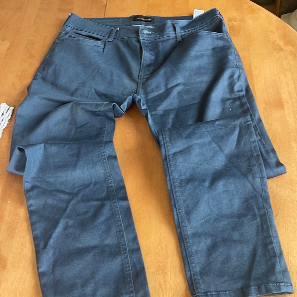 Gray-teal color skinny jeans